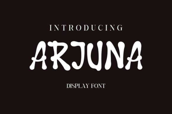 Arjuna: The Modern Handwritten Display Font for Crafters