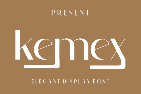 Build a Recognizable Brand Identity with the Kemex Display Font