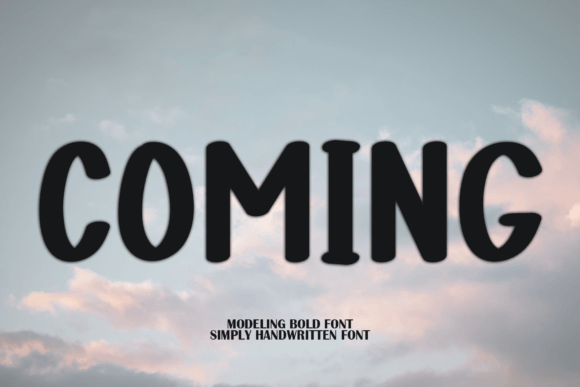 Coming: A Festive Display Font for Holiday Marketing