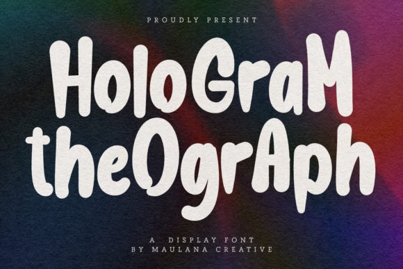 Hologram Theograph: A Sweet Display Font for Marketers
