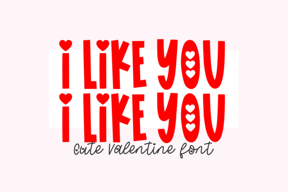 I Like You Font Review: Hearts in Editorial Design