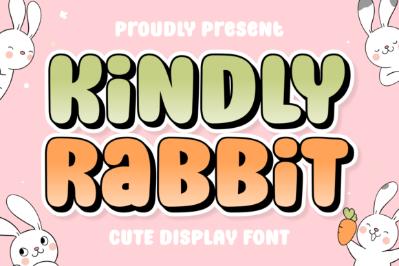 Kindly Rabbit: A Playful Display Font for Makers
