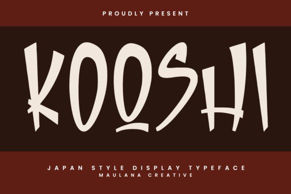 Kooshi: A Japan-Style Display Font for Editorial Stories