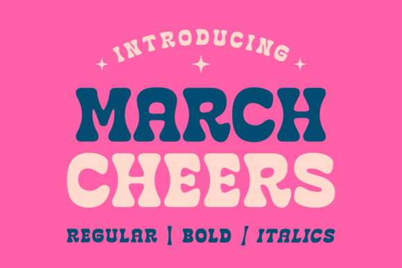 March Cheers Font Brings Playful Charm to Handmade Products