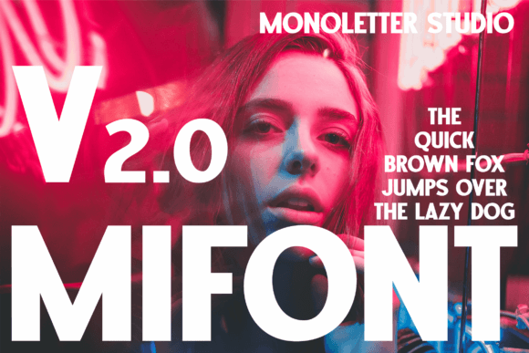 Mifont: The Display Typeface for Capturing Editorial Energy