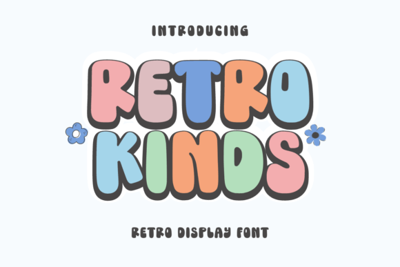 Retro Kinds: A Nostalgic Display Font for Modern Web Design