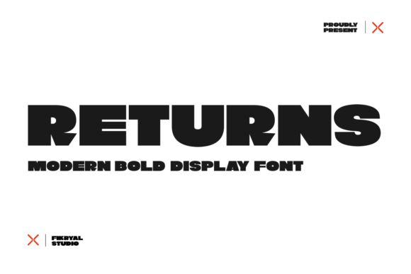 Returns Font Review: A Bold Display Typeface for Campaigns