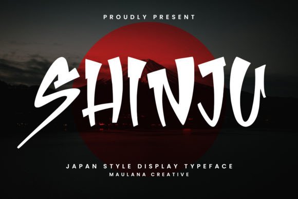 Shinju: The Display Font That Sharpens Campaign Headlines