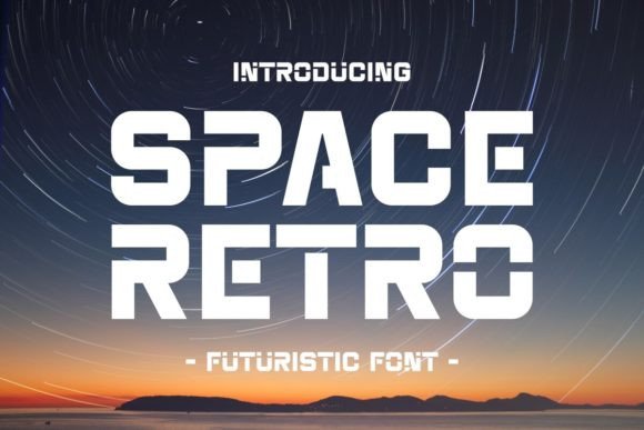 Space Retro: A Modern Retro-Futuristic Display Font