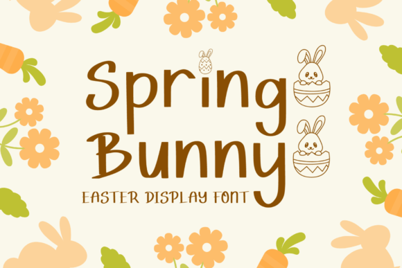 Spring Bunny Font: A Playful Display Typeface for Publishing