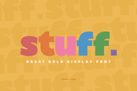 Stuff Font: Vintage Flair, Modern Clean for Your Brand