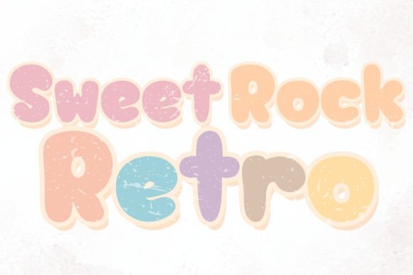 Sweet Rock Retro: A Display Font That Feels Like Home