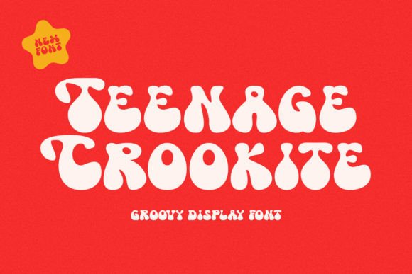 Teenage Crookite: A Groovy Display Font for Bold Campaigns