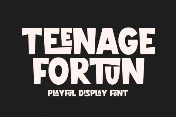 Teenage Fortun: A Craft-Ready Display Font