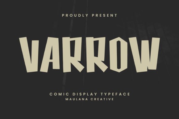 Varrow: A Powerful Display Font for Editorial Impact
