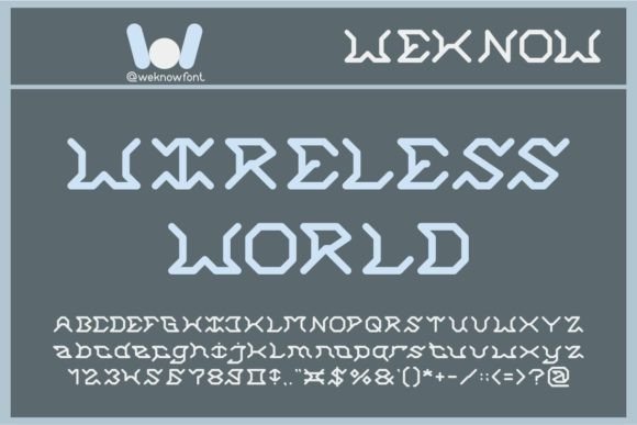 Wireless World: The Futuristic Font for Digital Marketers